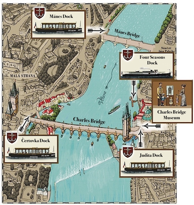 Map of Prague Venice | Charles Bridge museum