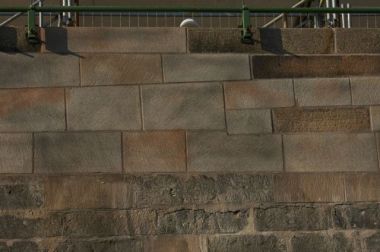 Detail kamenořezu railing. | Charles Bridge museum